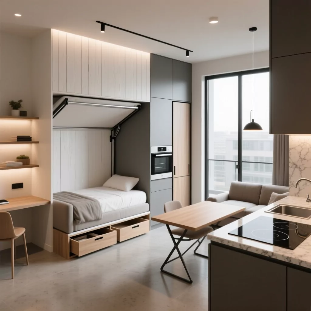 Tối ưu công năng sử dụng - chung cư nhỏ