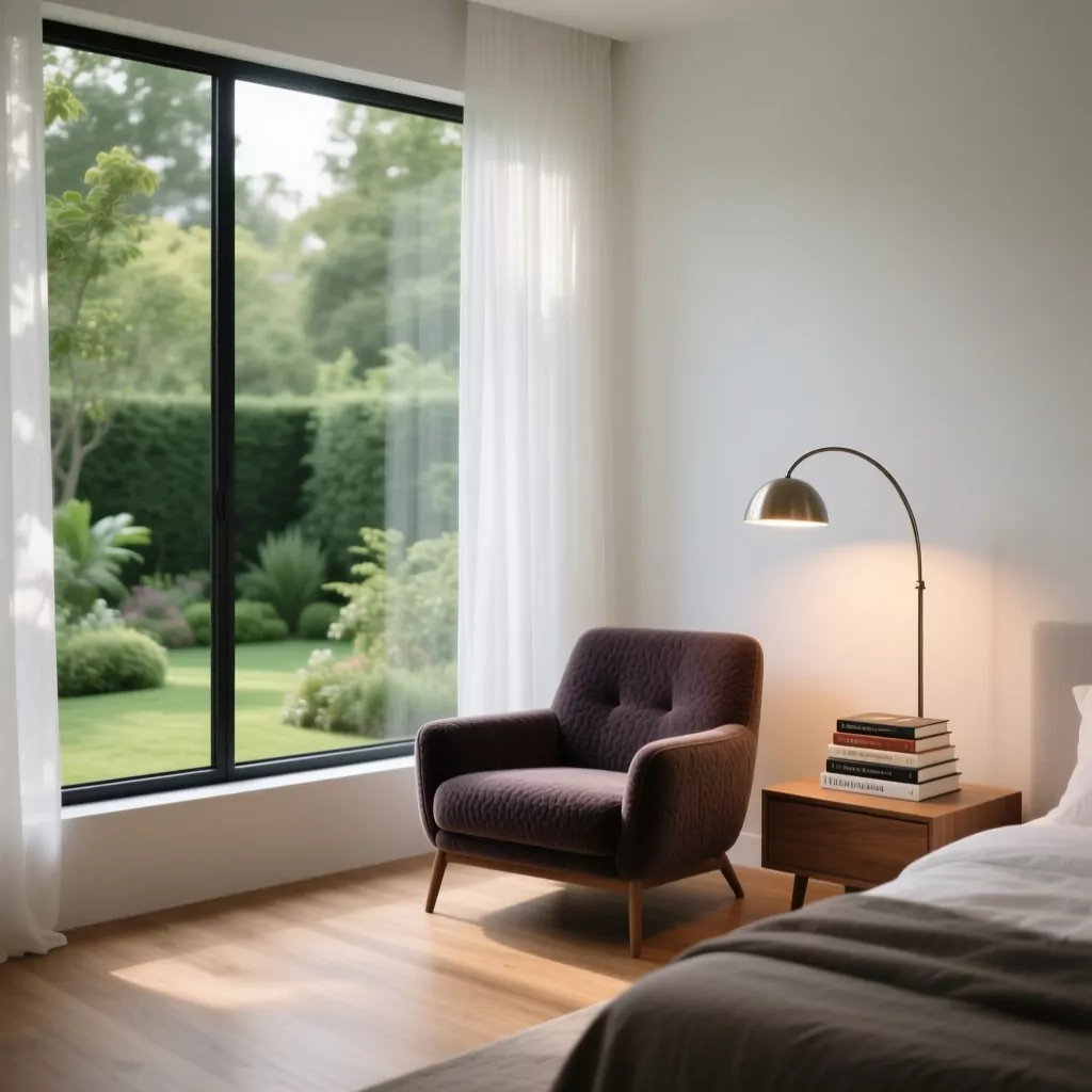 Thi công nội thất phòng ngủ góc đọc sách