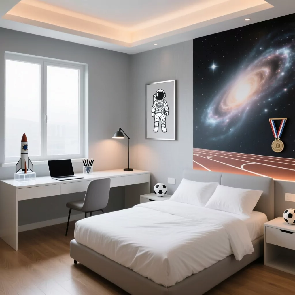 Nghiệm thu thi công nội thất phòng ngủ bé trai
