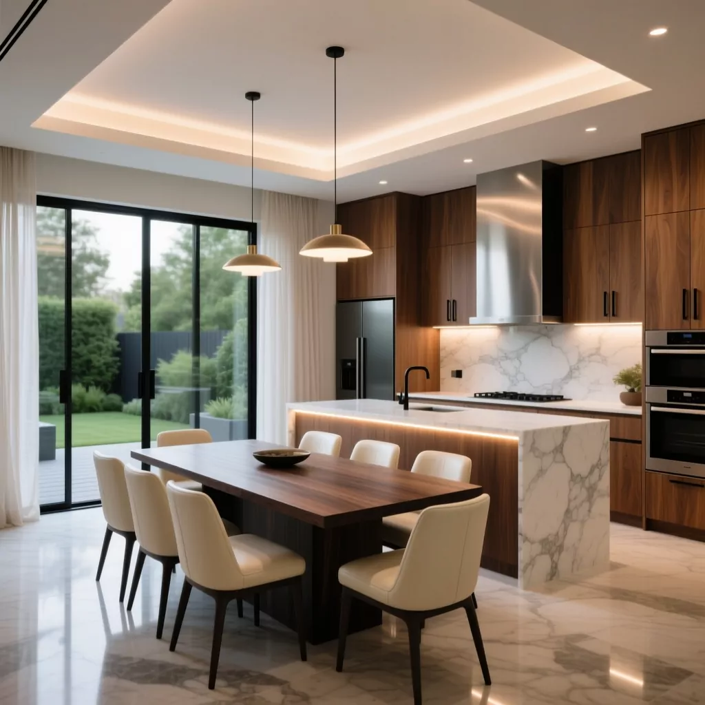 Chi phí thi công nội thất nhà phố — render 3D chính xác