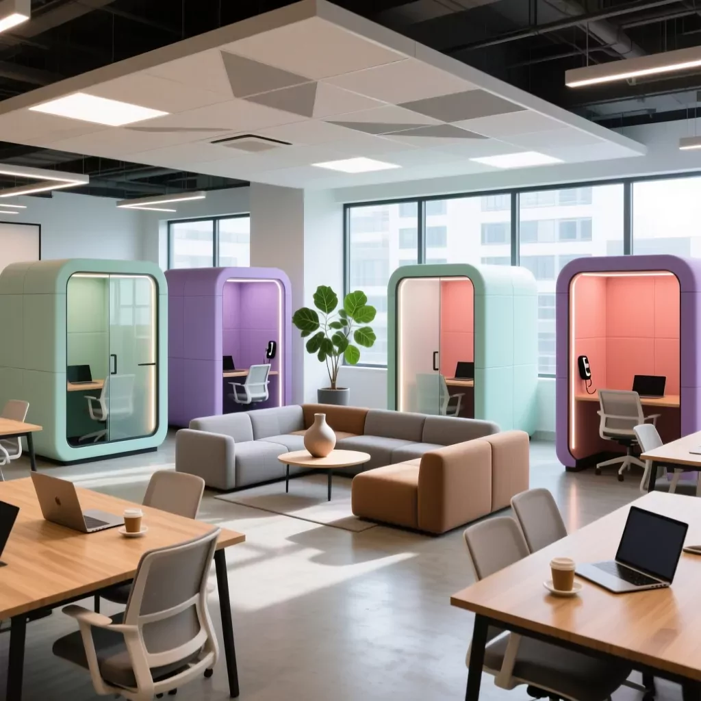 Không gian co-working - Thiết Kế Nội Thất Văn Phòng
