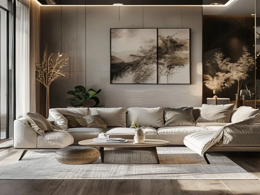 Bảng báo giá nội thất phòng khách 30m2 đẹp chi tiết 2026