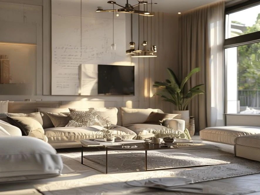 Bảng báo giá thiết kế nội thất phòng khách 30m2 chi tiết