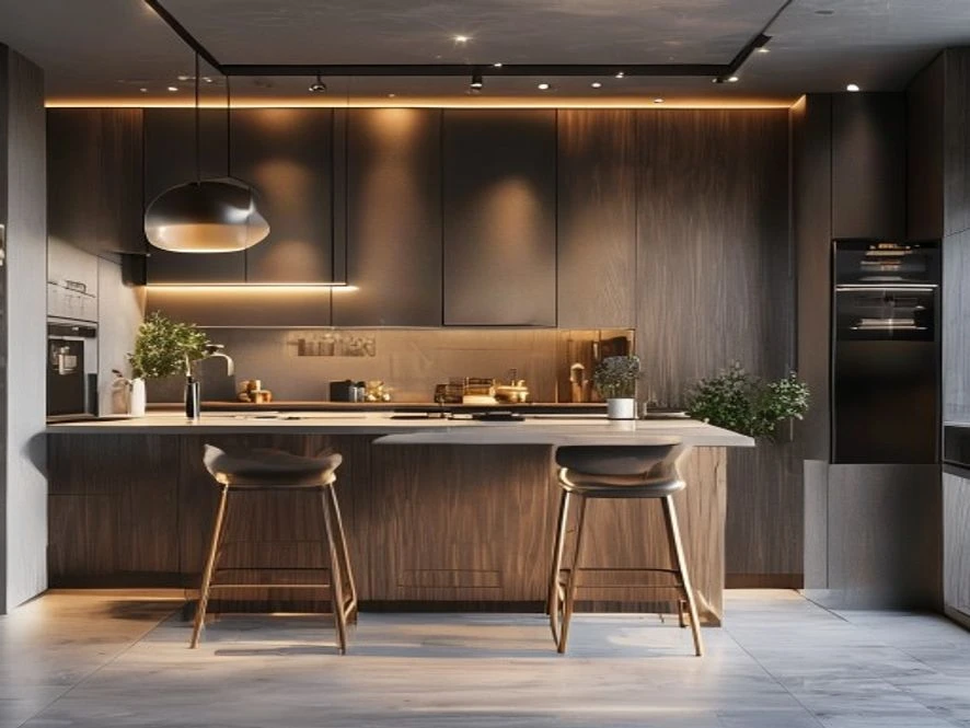Báo giá thiết kế nội thất phòng bếp 12m2 chi tiết