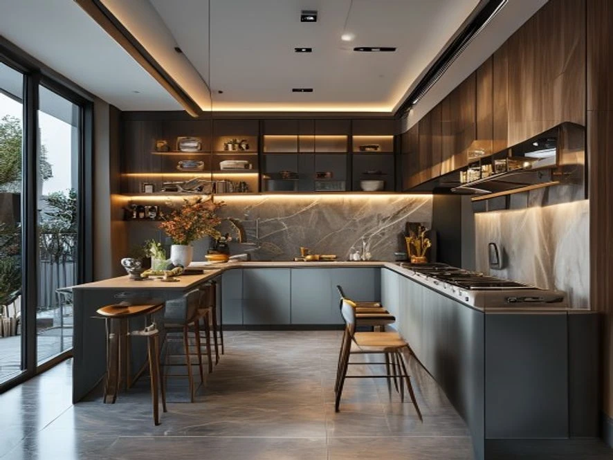 Bố trí không gian bếp 20m2 tối ưu công năng