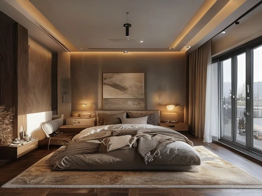 Bố trí không gian phòng ngủ 20m2 theo chức năng