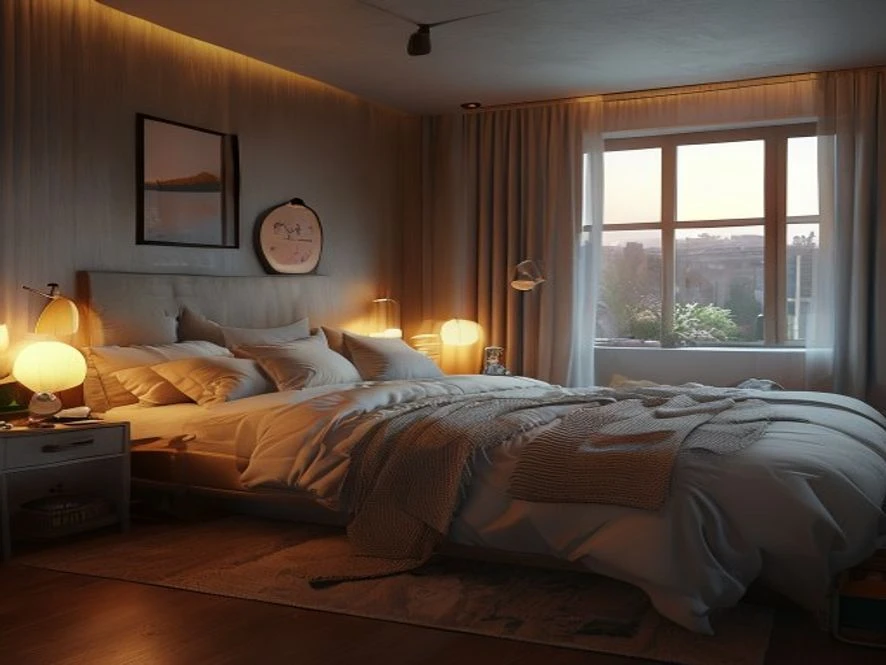 Bước khảo sát thực tế không gian phòng ngủ