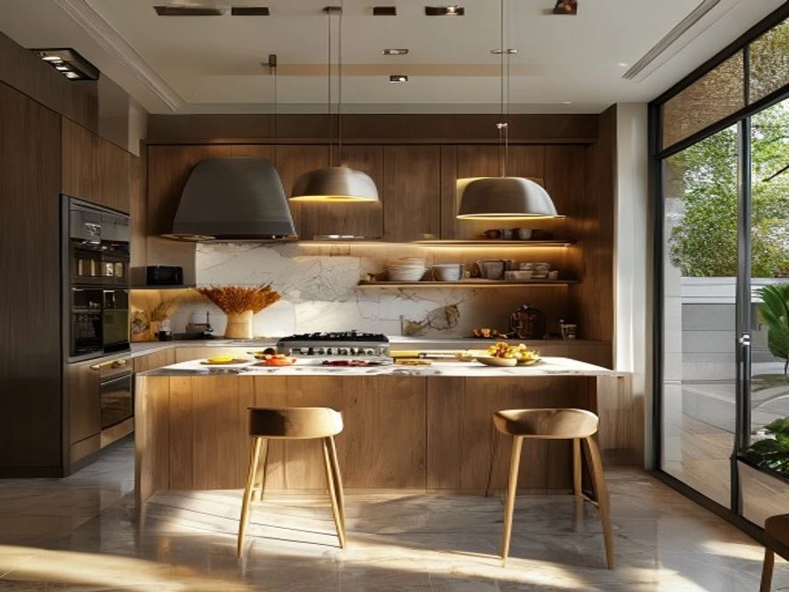 Cách tối ưu ngân sách cho mẫu nội thất phòng bếp 20m2 đẹp