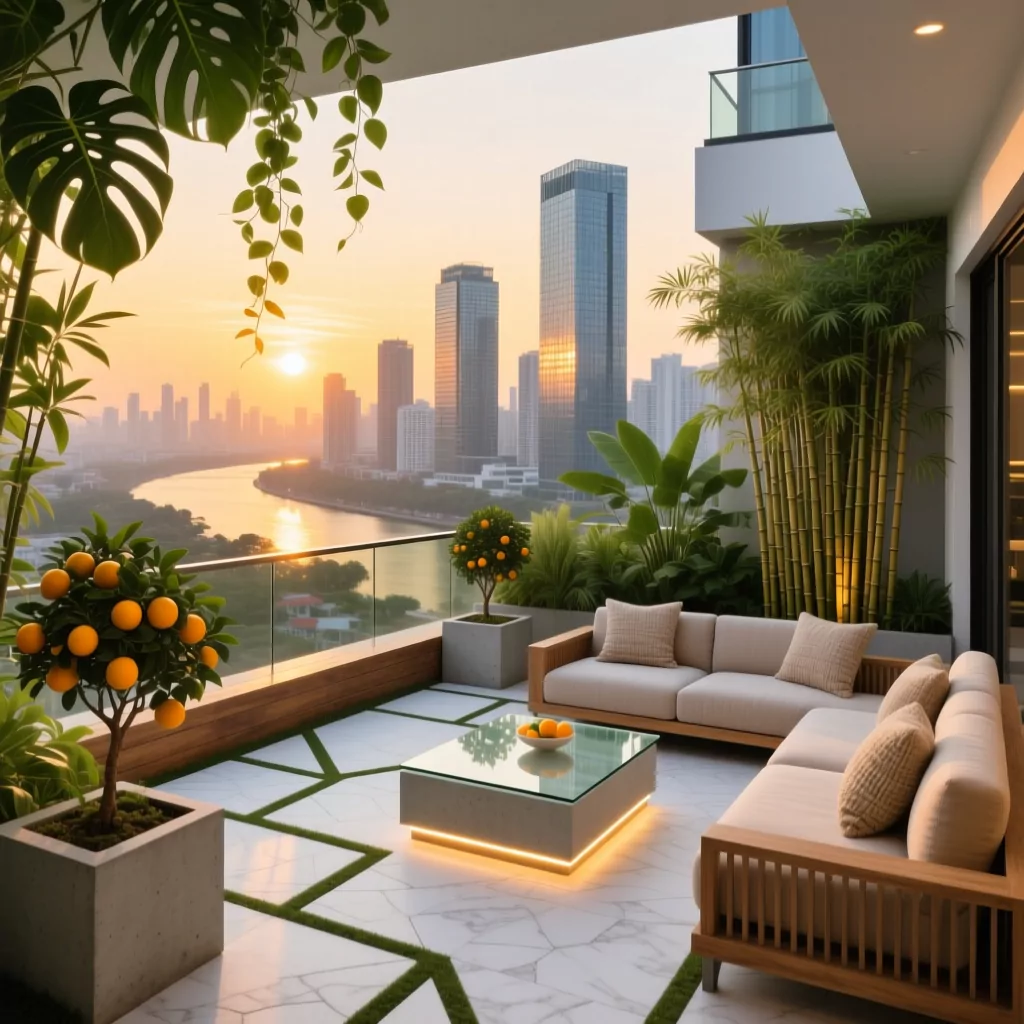 Mẫu cầu thang phòng khách đẹp hiện đại
