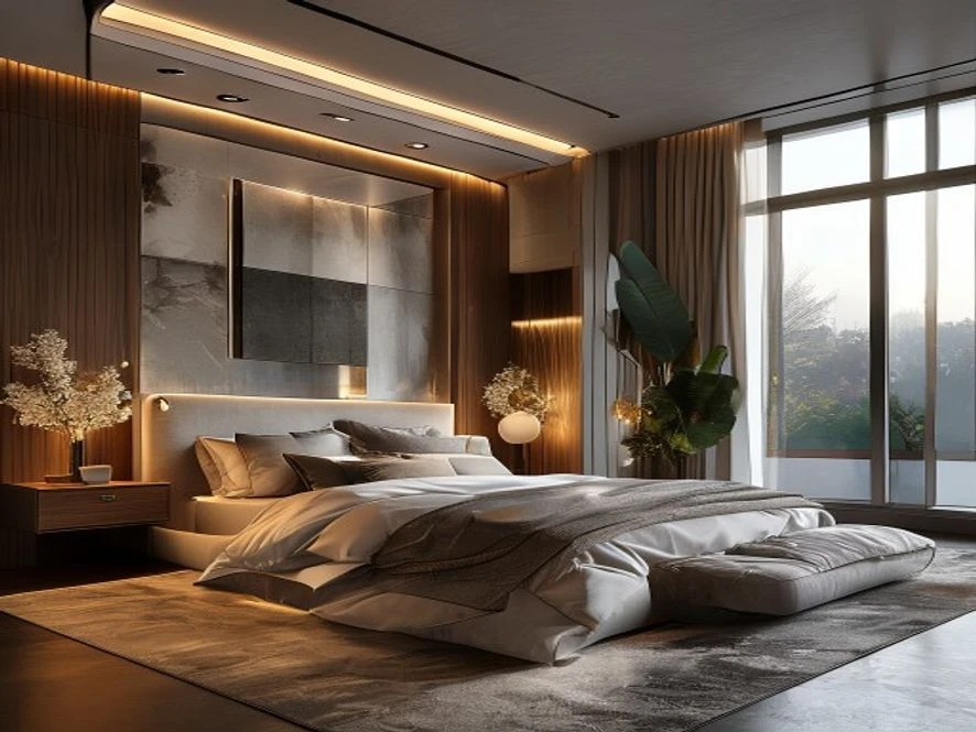 Chọn vật liệu thông minh cho nội thất phòng ngủ 12m2