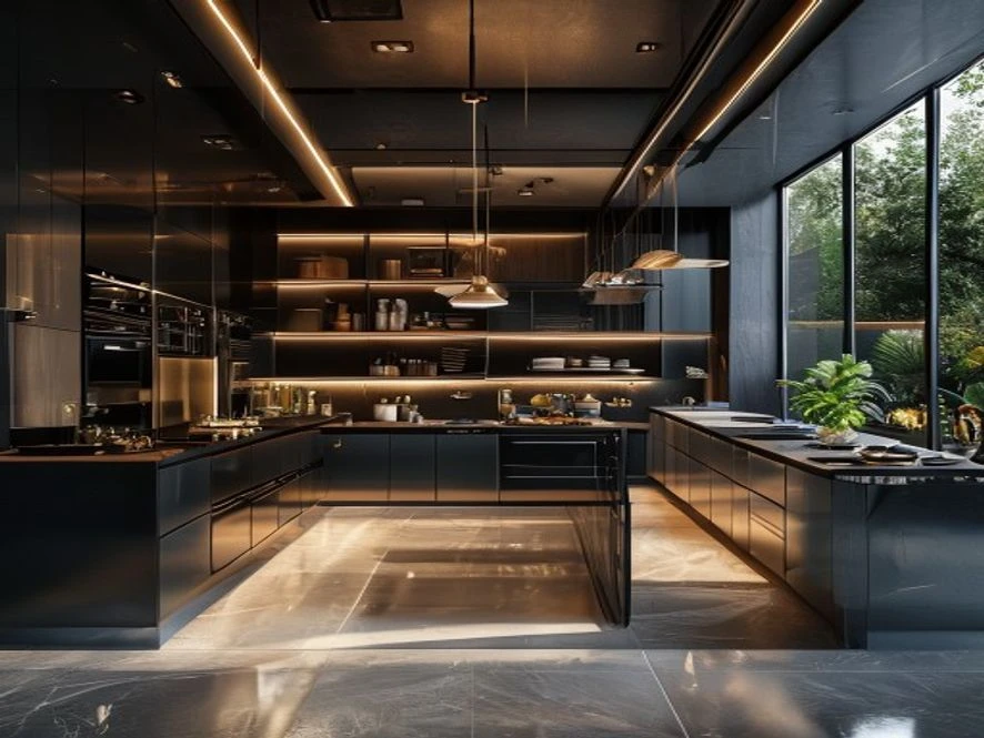 Đội ngũ kỹ thuật nội thất phòng bếp 20m2