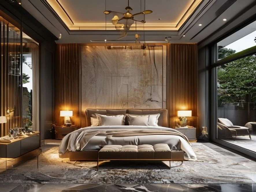 Đơn vị thiết kế mẫu nội thất phòng ngủ 15m2 đẹp uy tín
