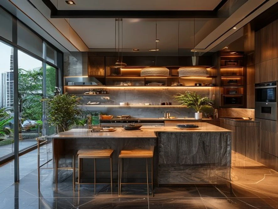 Đơn vị thiết kế nội thất phòng bếp 12m2 uy tín tại TP.HCM