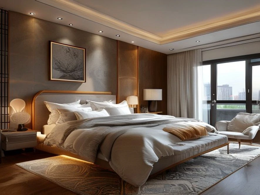 Dự án nội thất phòng ngủ 10m2 tại căn hộ chung cư đẹp