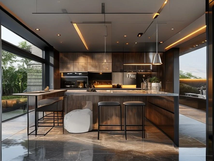 Giải pháp thiết kế nội thất phòng bếp 12m2 tiết kiệm chi phí dài hạn