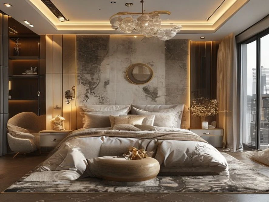 Giải pháp tối ưu công năng mẫu nội thất phòng ngủ 25m2 đẹp