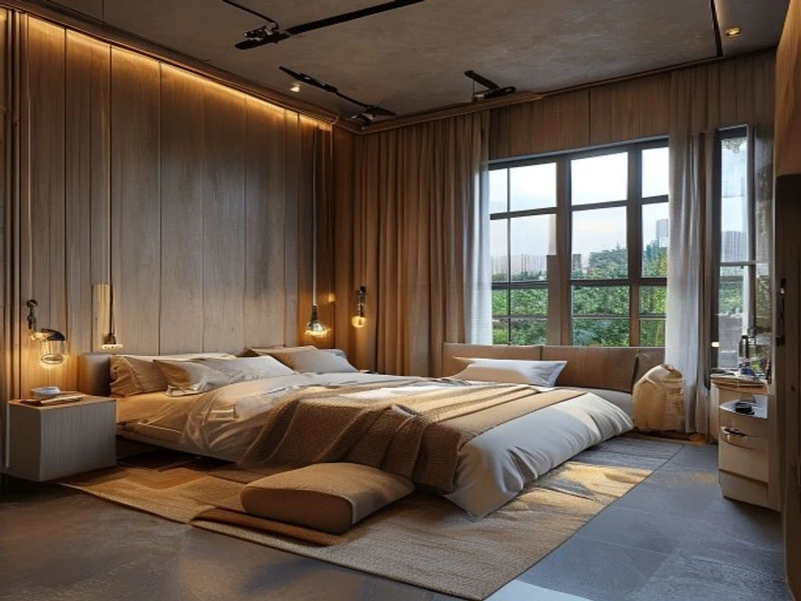 Hệ thống điện nước an toàn cho phòng ngủ 9m2
