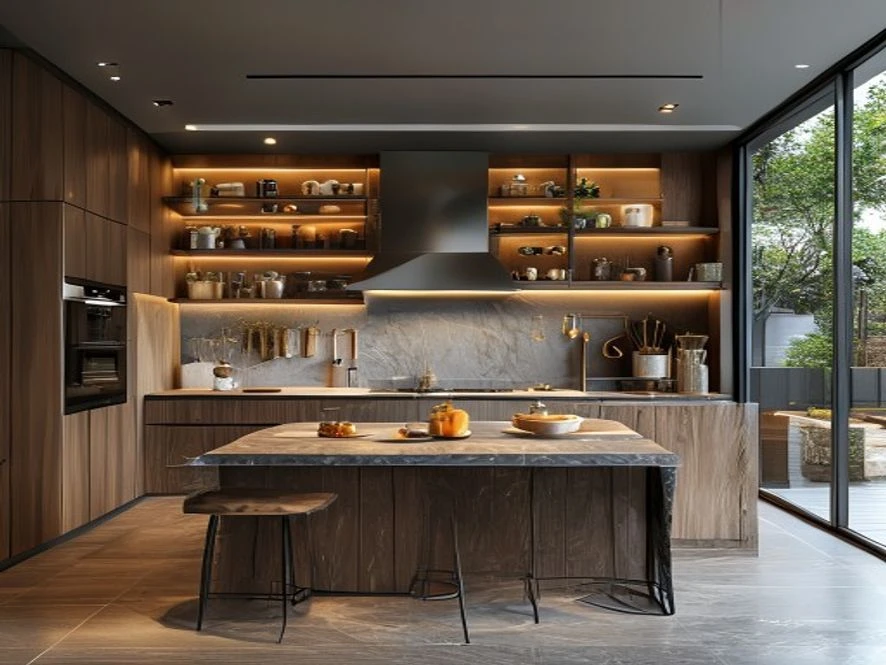 Hệ thống tủ bếp thông minh cho phòng bếp 15m2
