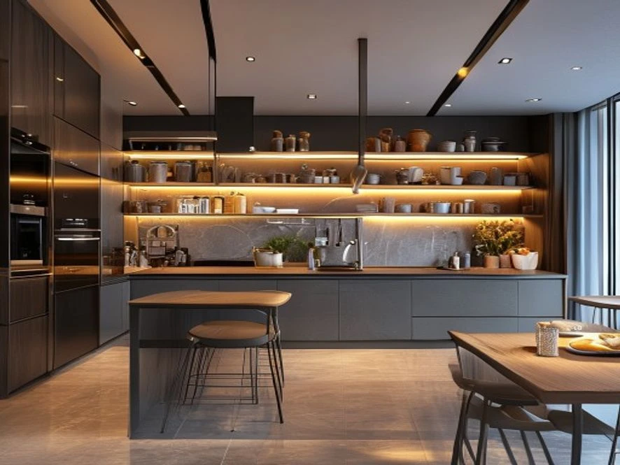 Hệ thống tủ bếp thông minh cho phòng bếp 20m2