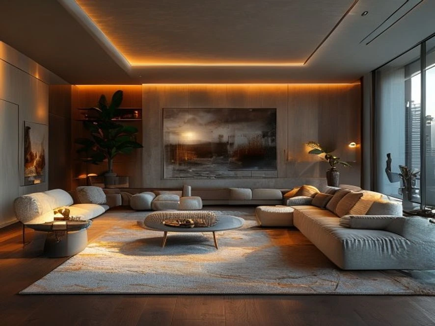 khảo sát hiện trạng thiết kế nội thất phòng khách 20m2