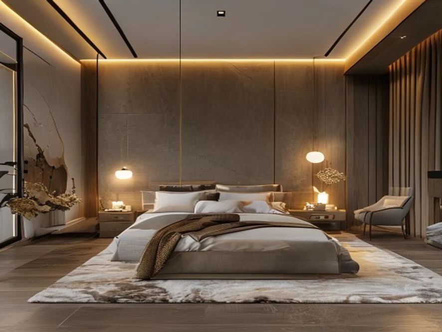 Không gian mẫu nội thất phòng ngủ 10m2 đẹp hiện đại