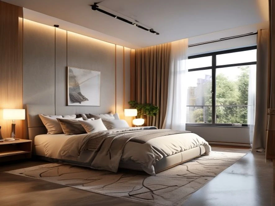 Không gian mẫu nội thất phòng ngủ 20m2 đẹp hiện đại