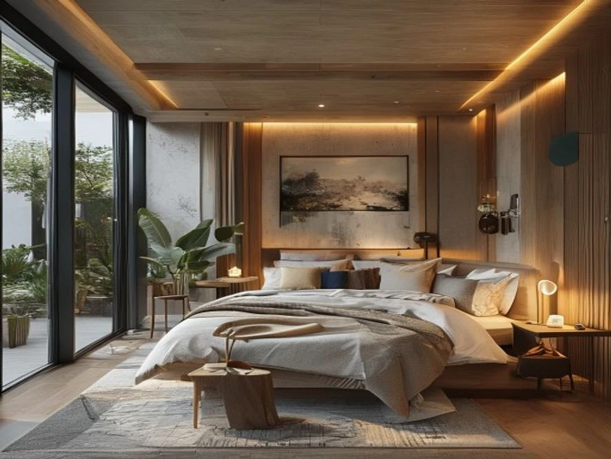 khu vực nghỉ ngơi mẫu nội thất phòng ngủ 30m2 đẹp
