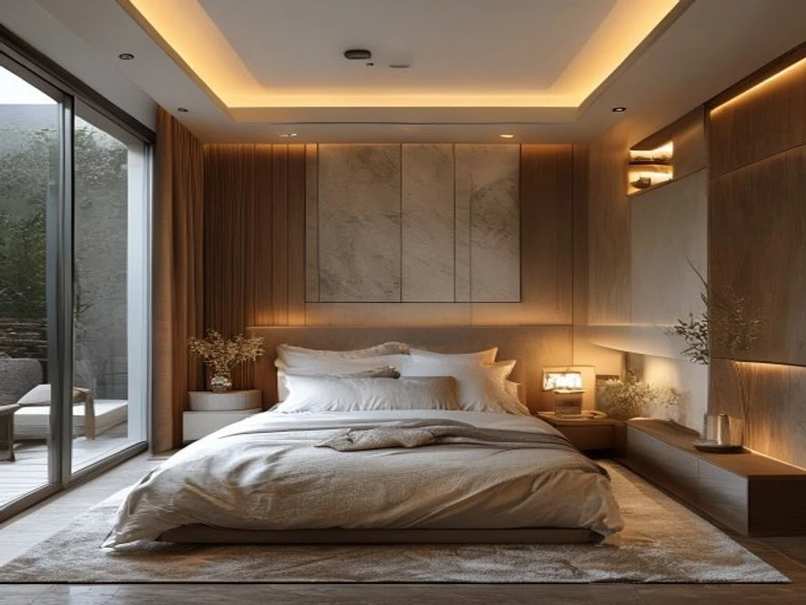 Khu vực nghỉ ngơi riêng tư cho mẫu nội thất phòng ngủ 16m2 đẹp