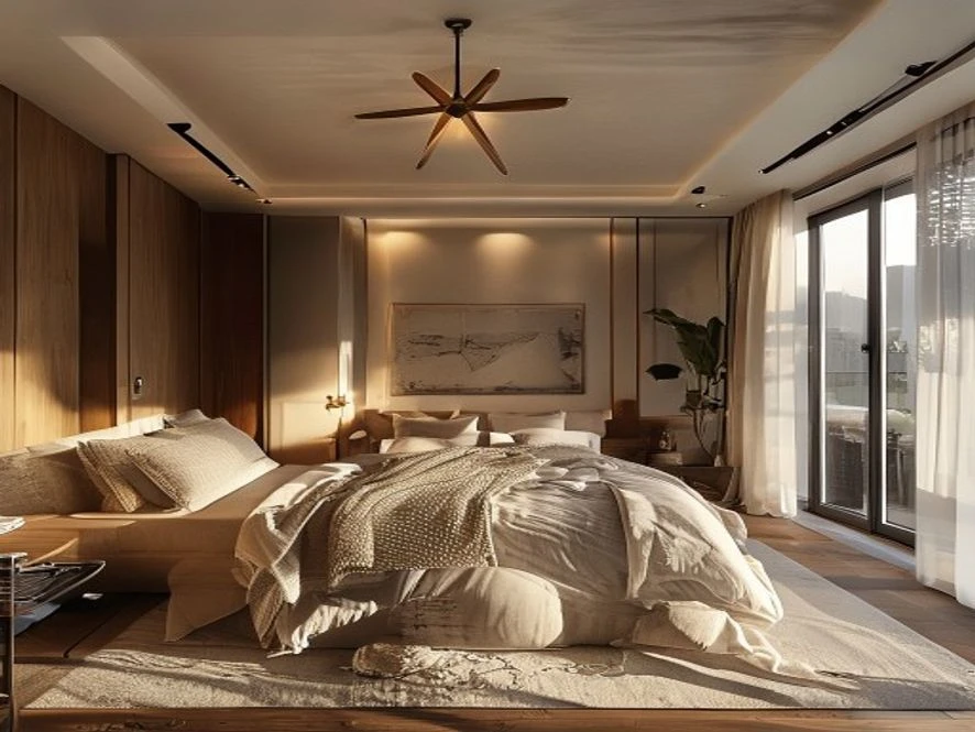 Khu vực sinh hoạt chung phòng ngủ 10m2