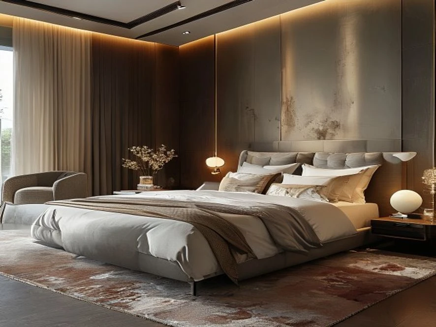 Lựa chọn chất liệu nội thất phòng ngủ 25m2 bền bỉ theo thời gian