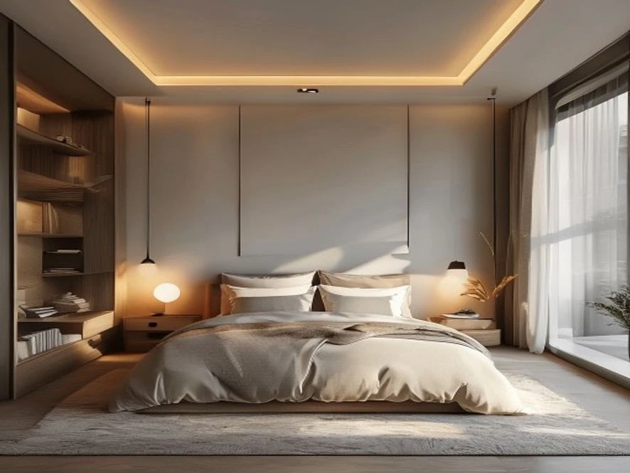 Lựa chọn phong cách tối giản cho mẫu nội thất phòng ngủ 9m2 đẹp