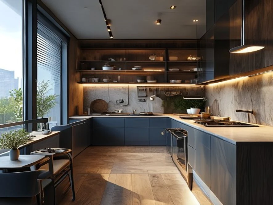 Mặt bằng bố trí nội thất phòng bếp 12m2 thông minh khoa học