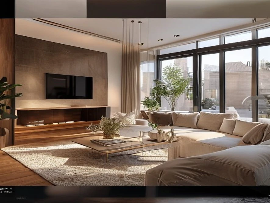 mẫu nội thất phòng khách 25m2 đẹp tối ưu ngân sách