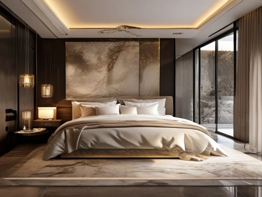 Mẫu nội thất phòng ngủ 9m2 đẹp hiện đại sang trọng