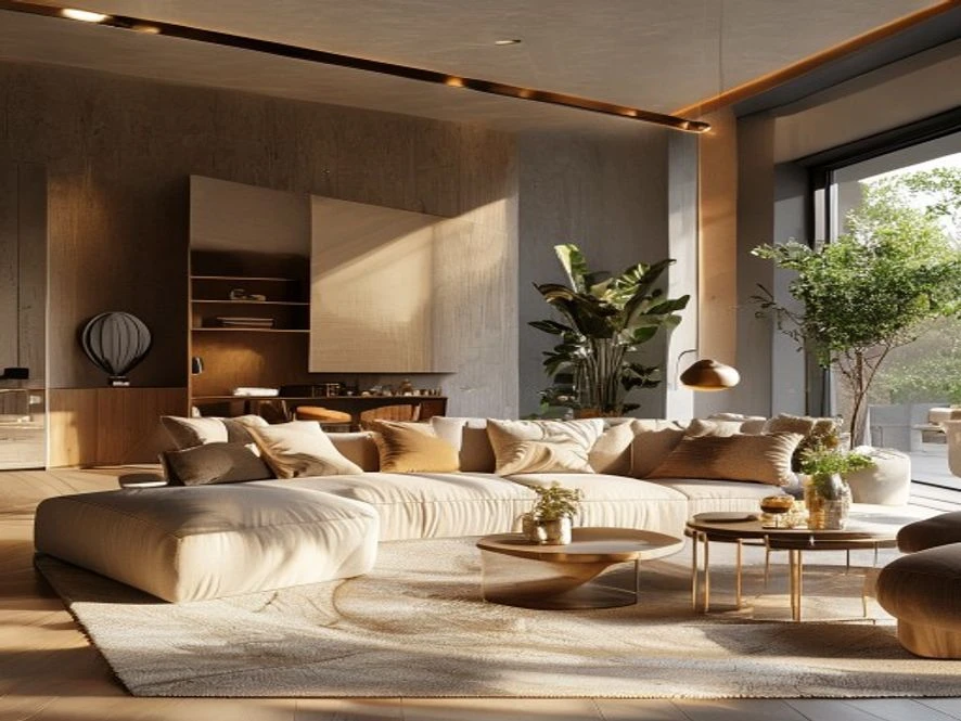 Mẫu phòng khách 30m2 đẹp