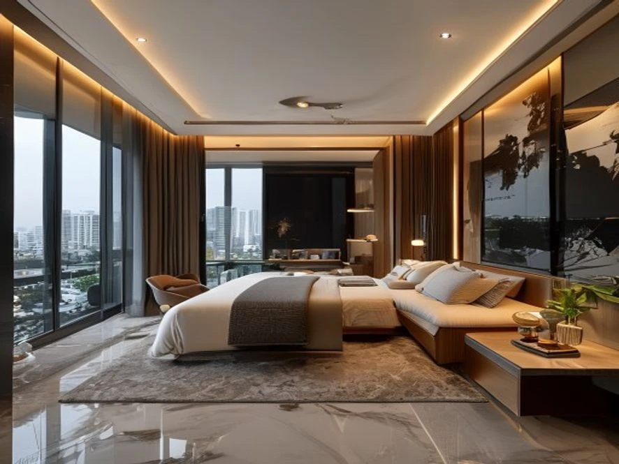 Mẫu thiết kế nội thất phòng ngủ 12m2 thông minh tại TPHCM