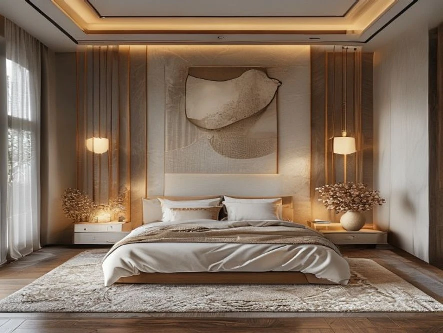 Mẫu thiết kế nội thất phòng ngủ 15m2 hoàn thiện đẹp mắt
