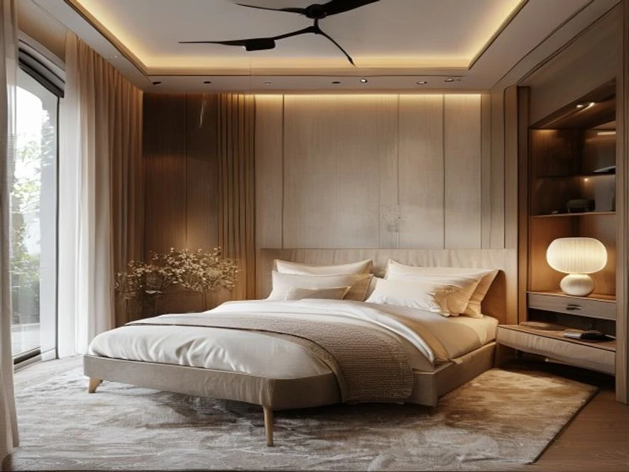 Mẫu thiết kế nội thất phòng ngủ 16m2 đẹp theo không gian cơ bản