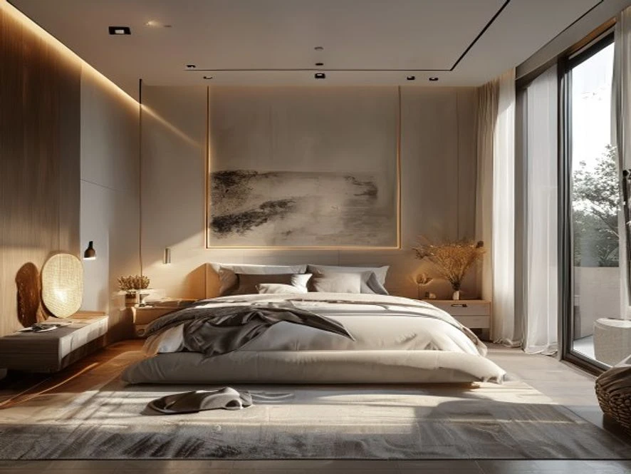 Mẫu thiết kế nội thất phòng ngủ 20m2 hiện đại