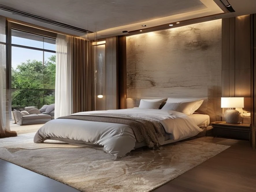 Mẫu thiết kế nội thất phòng ngủ 25m2 đẹp theo không gian