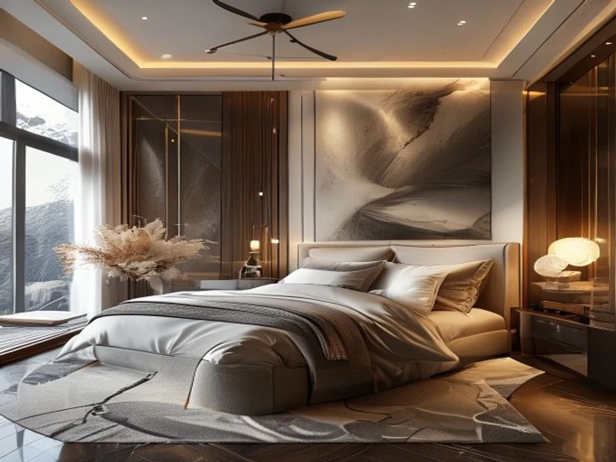 Minh họa thực tế mẫu thiết kế phòng ngủ đẹp hiện đại