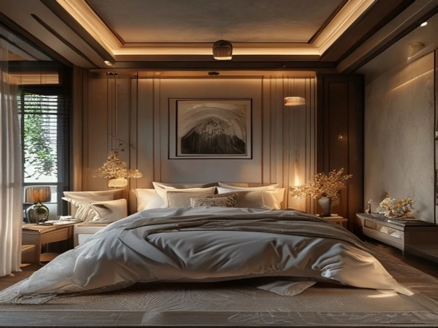 Nâng cao thẩm mỹ mẫu nội thất phòng ngủ 25m2 đẹp