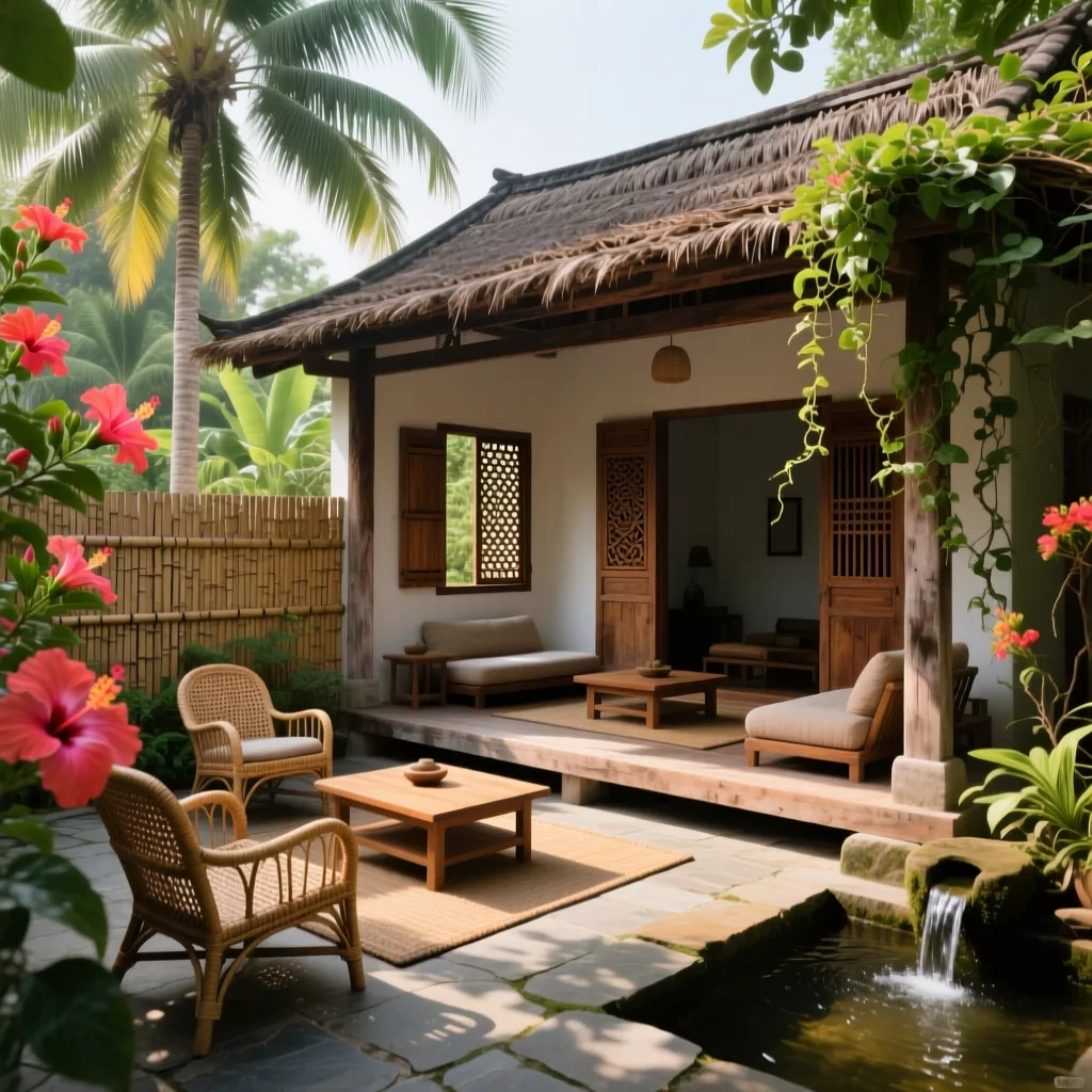 Thiết kế nội thất nhà cấp 4 phong cách truyền thống