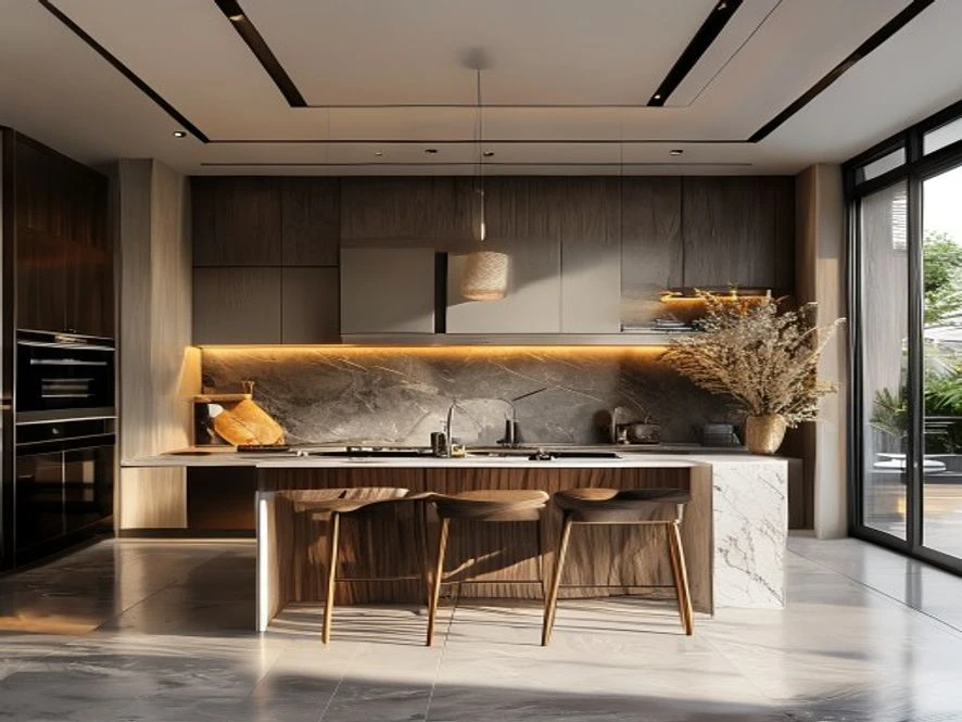 Nội thất phòng bếp 20m2 tiết kiệm chi phí dài hạn