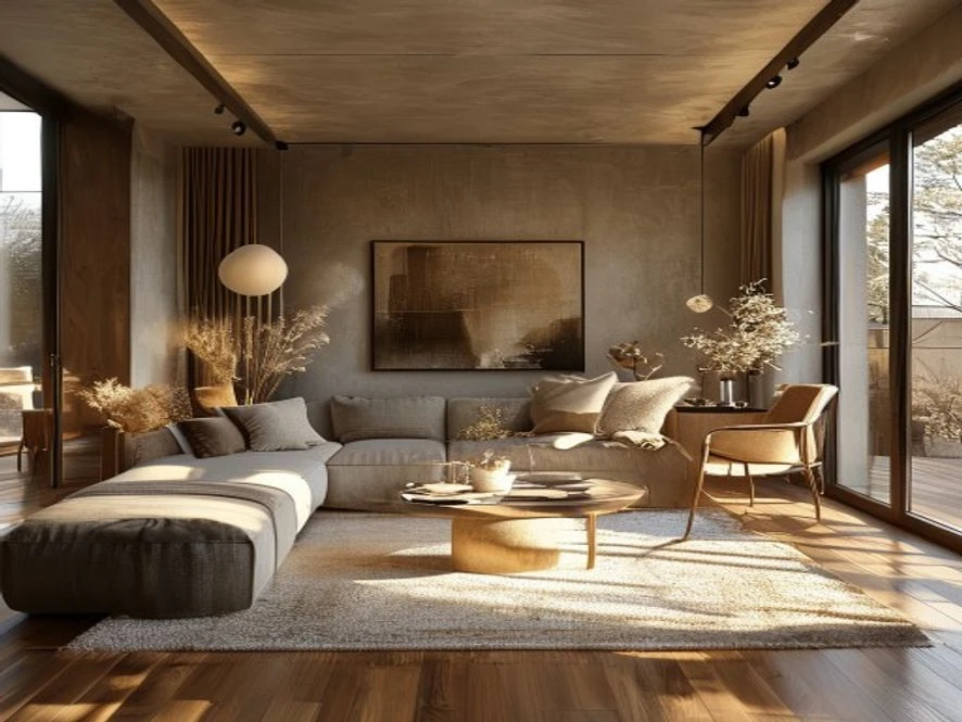 Nội thất phòng khách 25m2 trở nên ấm áp với phong cách Scandinavian