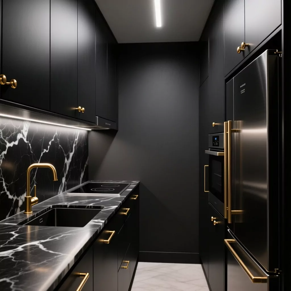 Sân vườn tối giản liền kề phòng bếp đẹp đơn giản