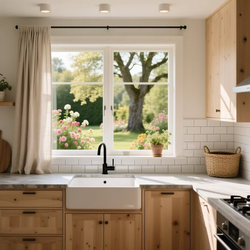 Không gian phòng bếp hiện đại phong cách Scandinavian tinh tế