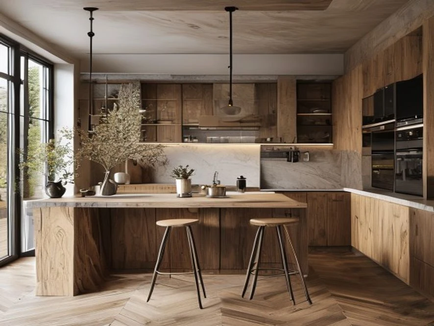 Phong cách Bắc Âu cho phòng bếp 15m2