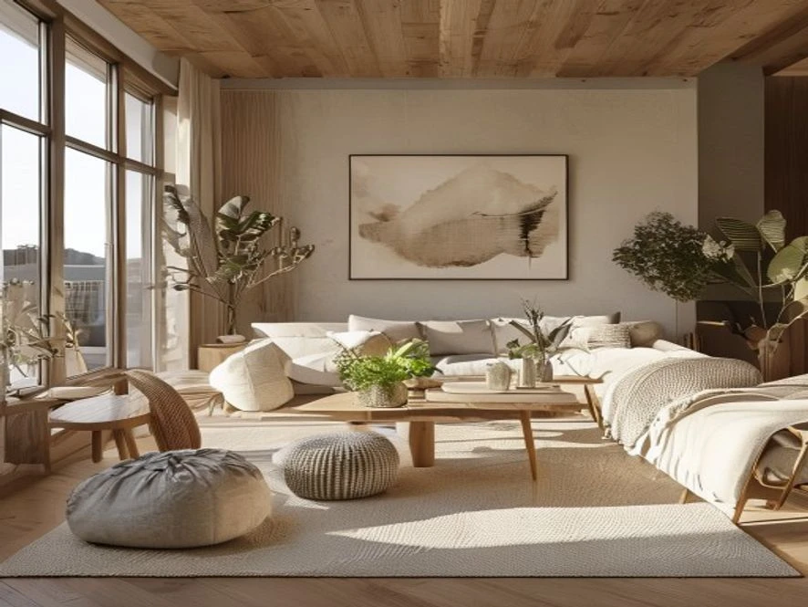 Phong cách Bắc Âu nội thất phòng khách 30m2