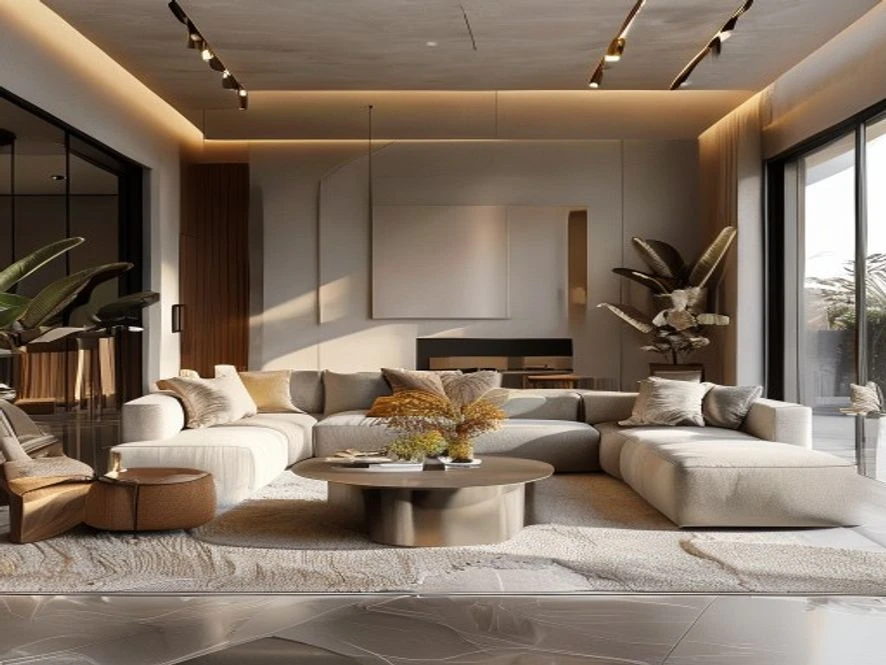 Phong cách hiện đại nội thất phòng khách 30m2